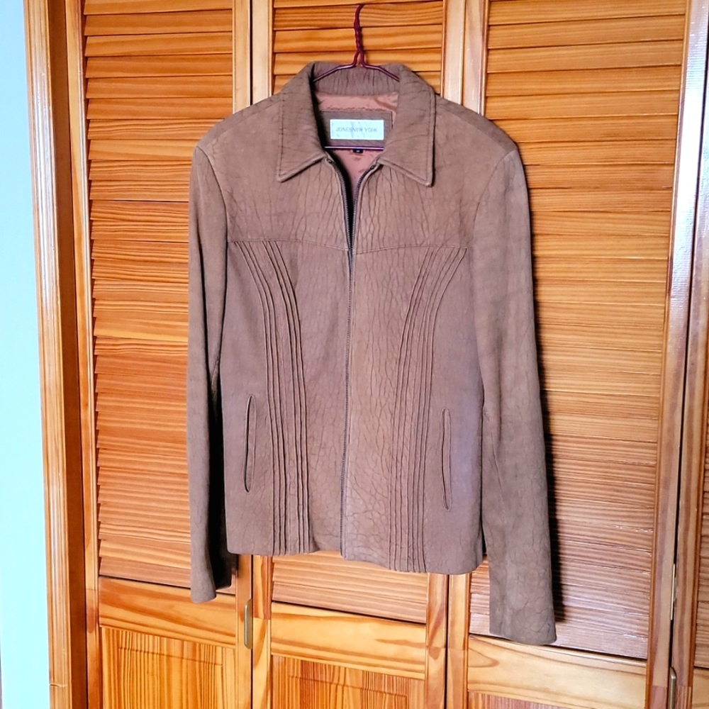 Jones New York Brown Suede Jacket